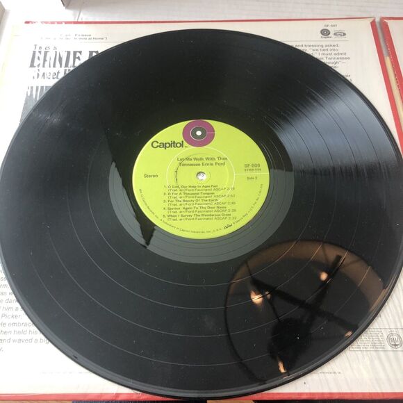 Tennessee Ernie Ford ‎/ Sweet Hour Of Prayer (Vinyl LP) Capitol SF-507 EX - Picture 3 of 5